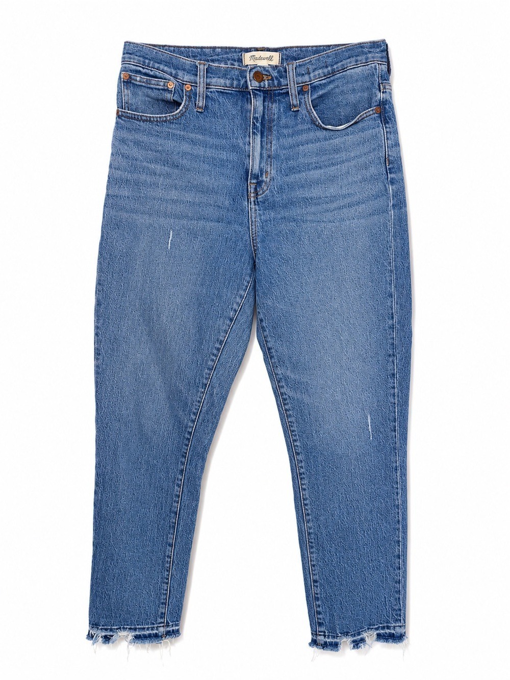 Madewell High Rise Slim Crop Boyjean Light Wash Jeans Size 30 - Picture 4 of 11